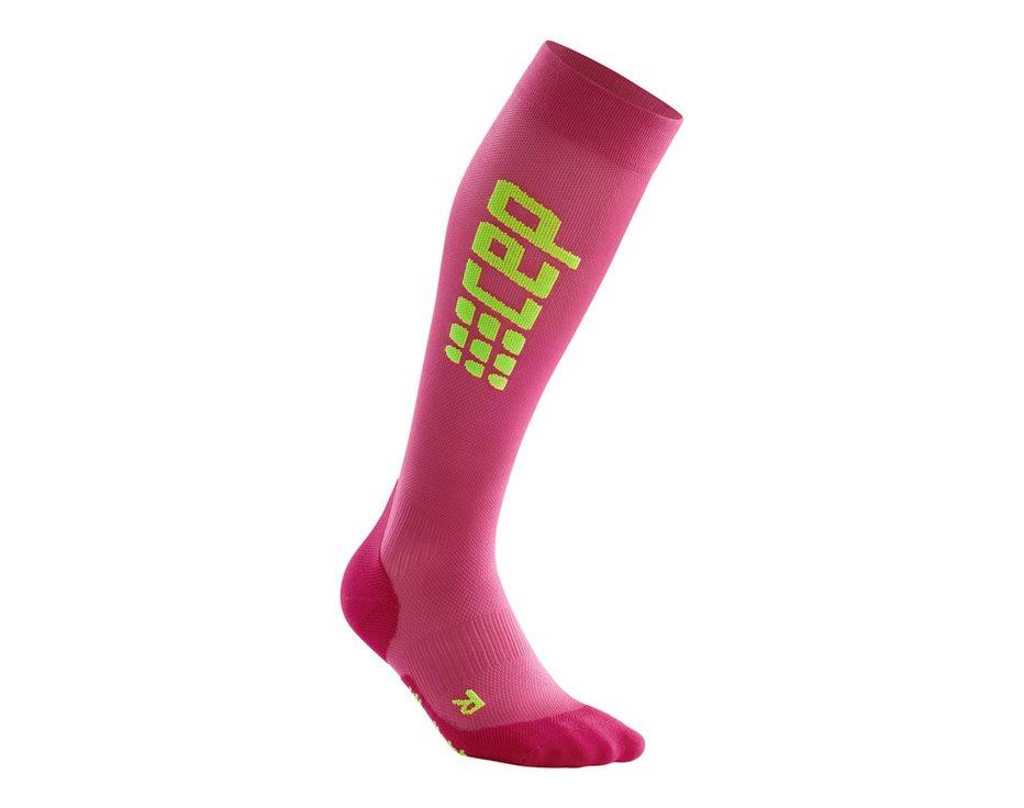 kompresne-podkolienky-cep-run-ultralight-socks-women-pink-single