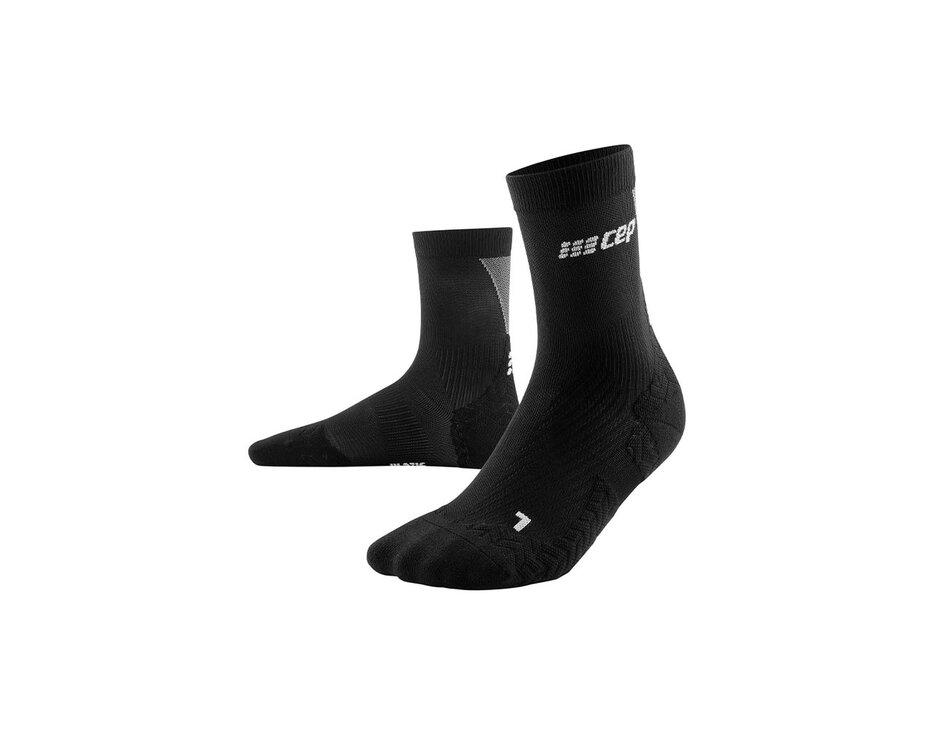 Kompresné ponožky CEP Ultralight Mid cut socks V3 men black