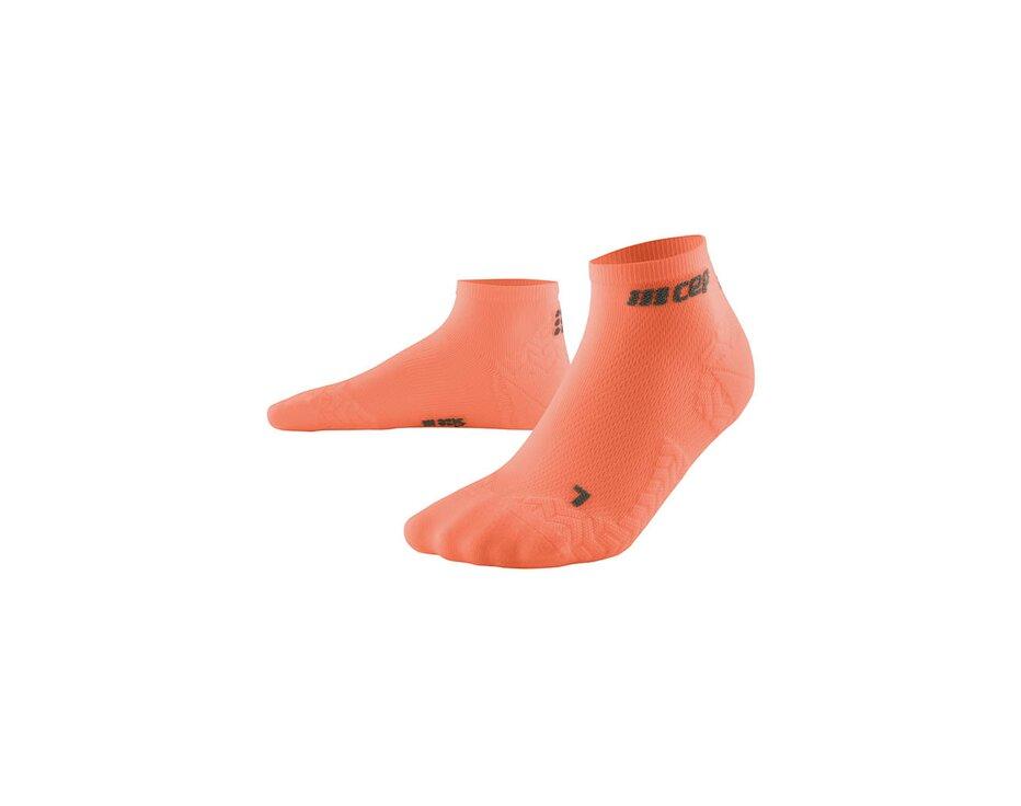 Bežecké ponožky CEP Ultralight Low cut socks V3 women coral