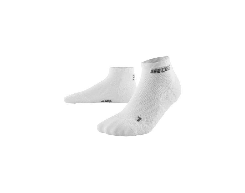 Bežecké ponožky CEP Ultralight Low cut socks V3 men white
