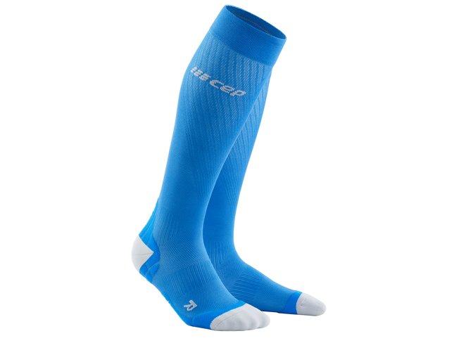 Kompresné podkolienky CEP Ultralight Socks men blue grey