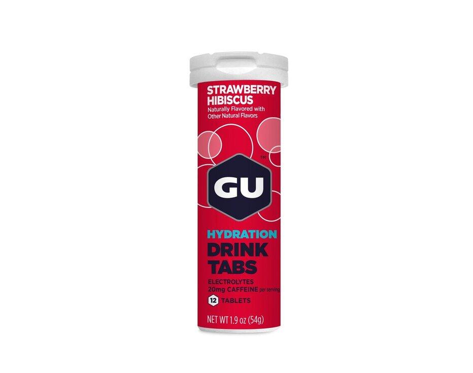 GU Hydration Drink Tabs Strawberry Hibis
