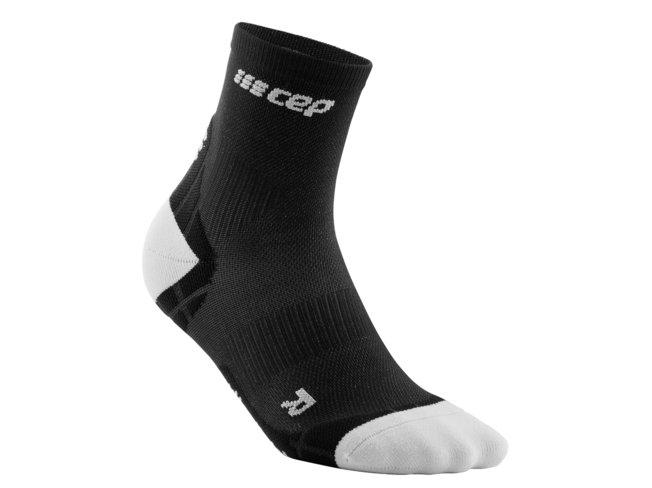 Bežecké ponožky CEP Ultralight Short Socks men black grey
