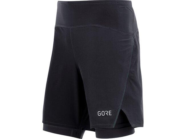 GORE R7 2in1 Shorts men all black