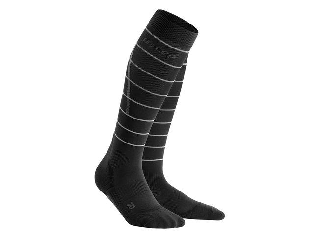 Kompresné podkolienky CEP Reflective Sock women black