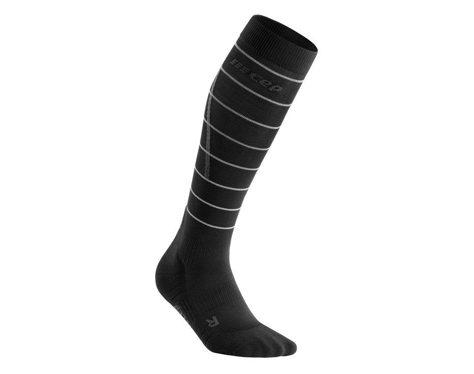 Kompresné podkolienky CEP Reflective Sock men black