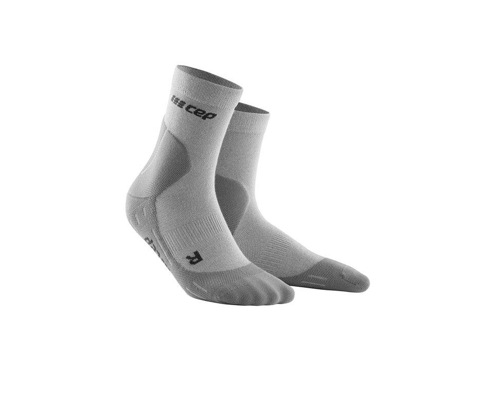 Zimné bežecké ponožky CEP Cold Mid Cut socks men grey