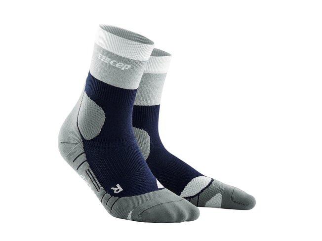 Turistické ponožky CEP Hiking Light Merino Mid Socks men marine