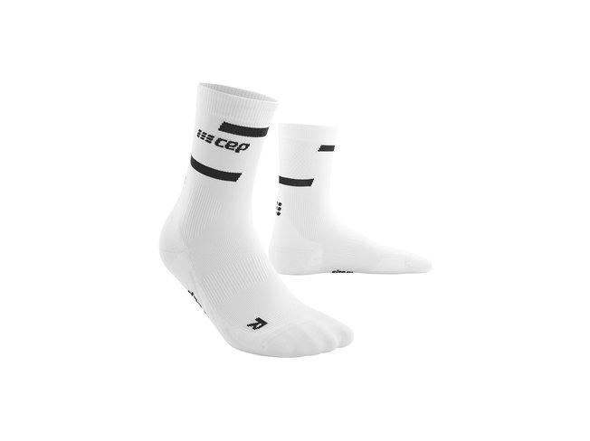 Bežecké ponožky CEP The Run Mid Cut Socks men white
