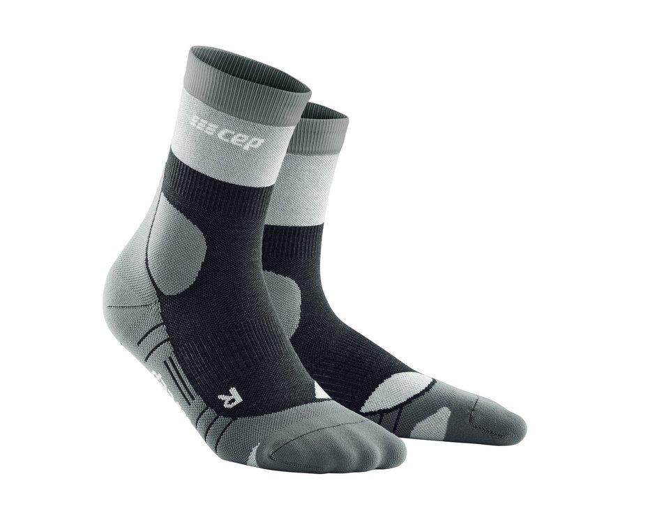 Turistické ponožky CEP Hiking Light Merino Mid Socks men grey