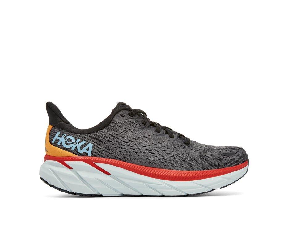 HOKA One One Clifton 8 Wide men anthracite