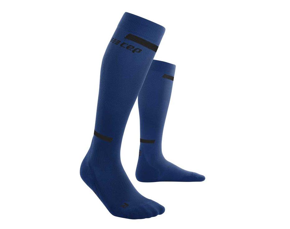 Kompresné podkolienky CEP The Run Socks men blue