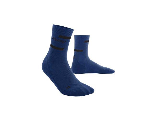 Bežecké ponožky CEP The Run Mid Cut Socks men blue