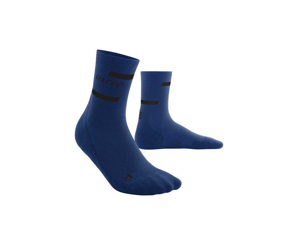 Bežecké ponožky CEP The Run Mid Cut Socks men blue