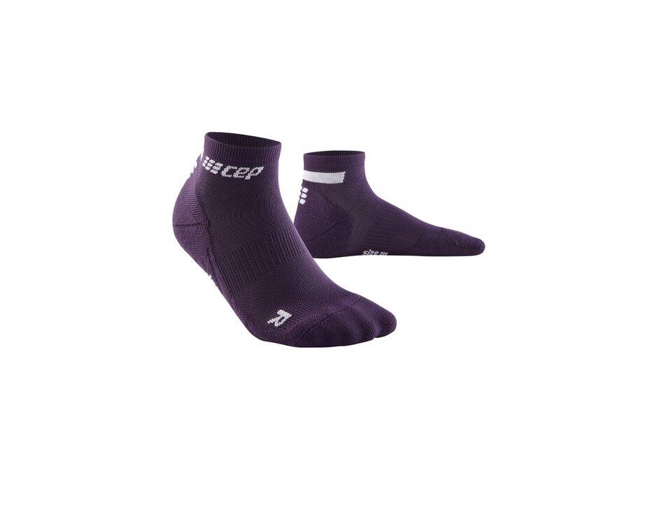 Bežecké ponožky CEP The Run Low Cut women violet 
