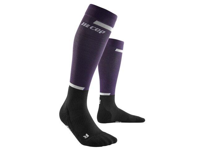 Kompresné podkolienky CEP The Run Socks women violet