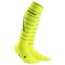 Kompresné podkolienky CEP Reflective Sock men neon yellow
