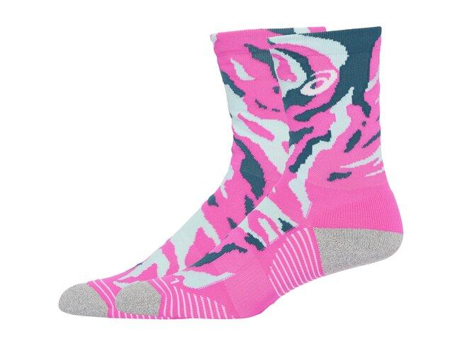 Bežecké ponožky ASICS Color Camo Sock hot pink