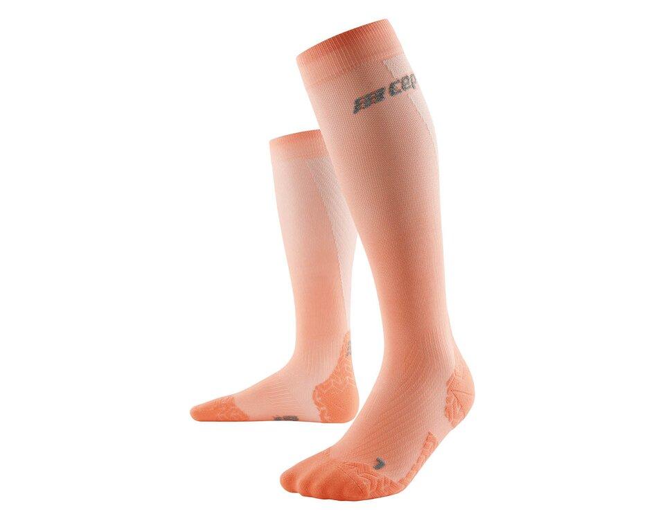 Kompresné podkolienky CEP Ultralight Socks V3 women coral