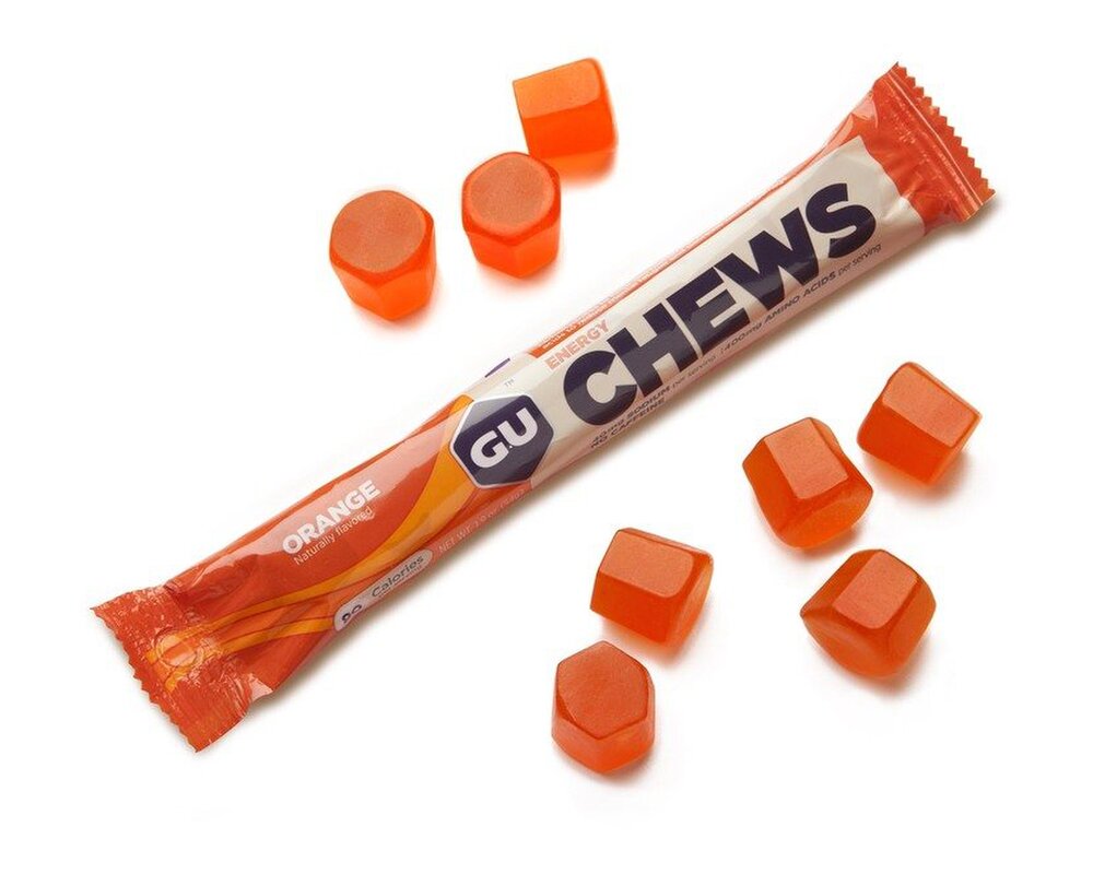 GU Energy Chews 54g Orange BEZECKEPOTREBY.sk