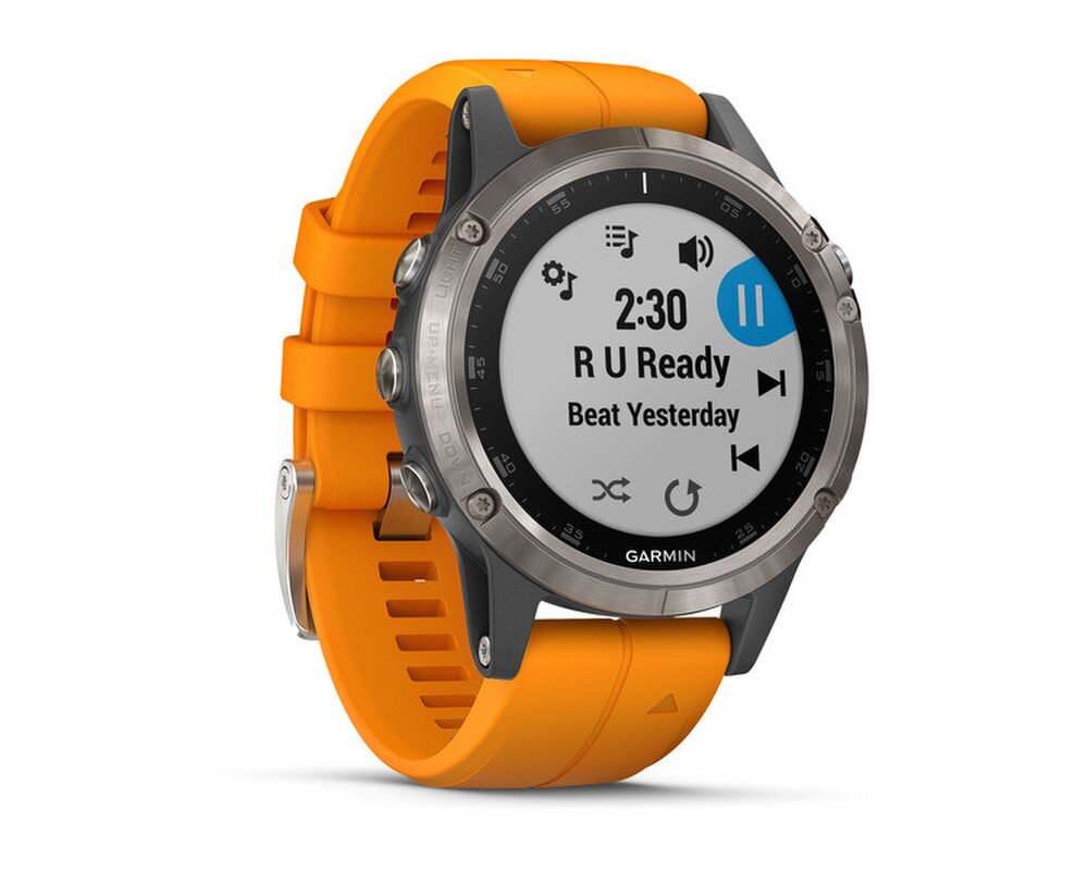 fenix 5 plus sapphire orange