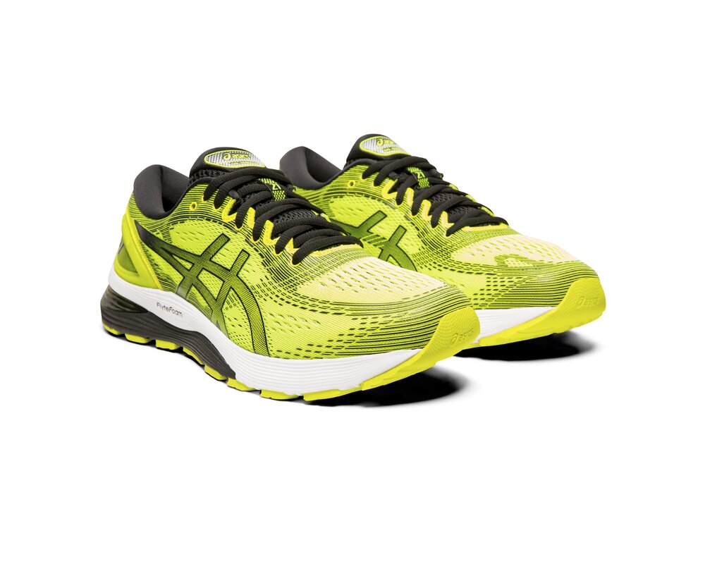 asics gel nimbus 21 yellow