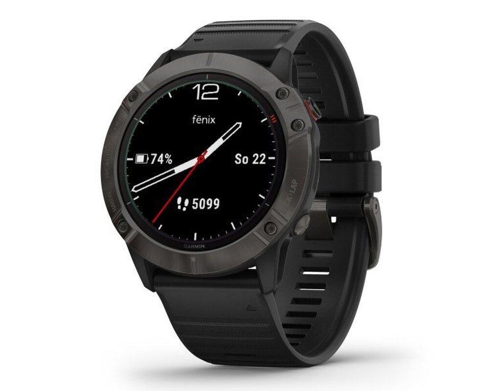 fenix 6x sapphire carbon gray