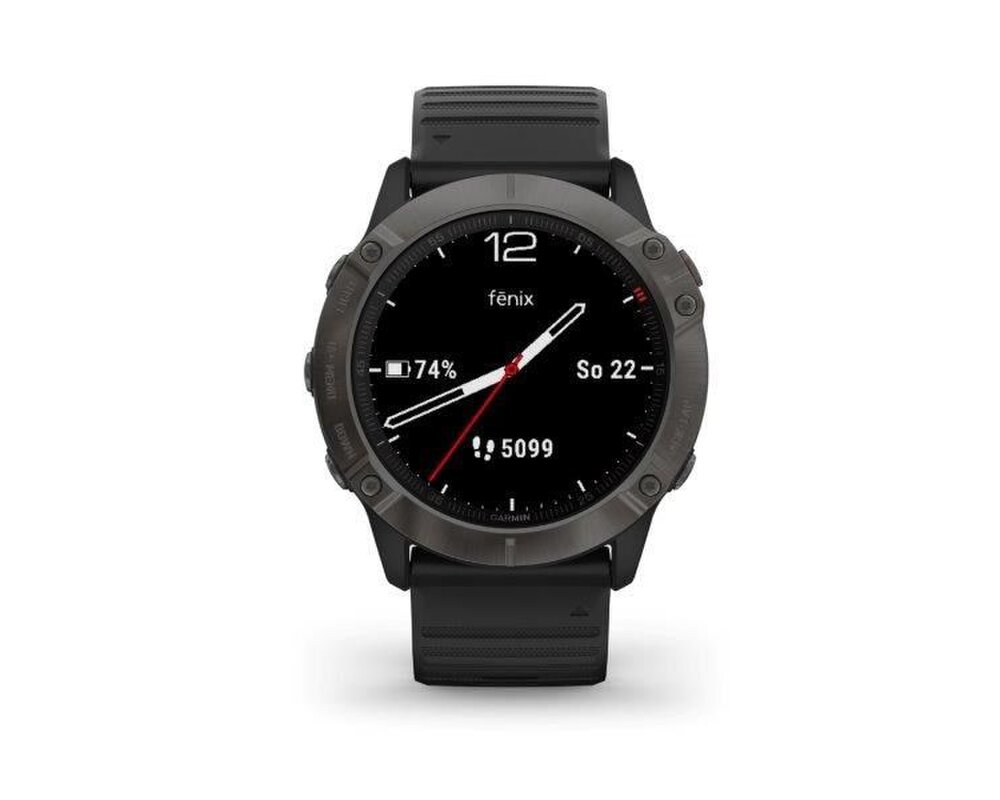 fenix 6x sapphire carbon gray