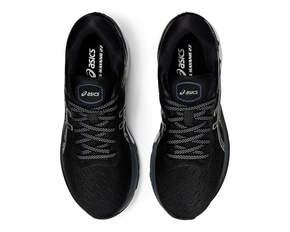 asics gel kayano 27 womens black pure silver