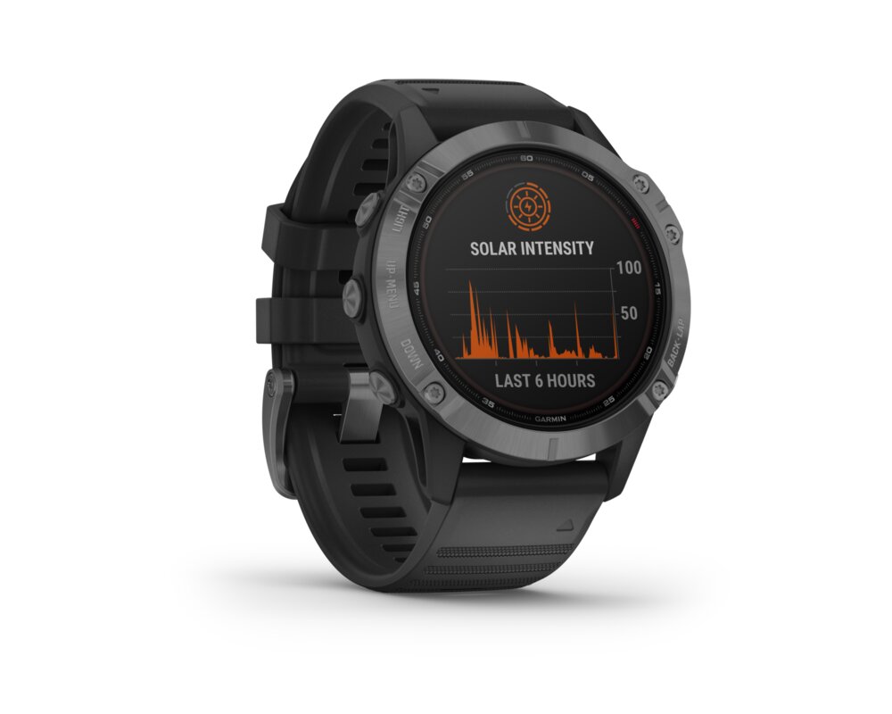 garmin fenix 6 pro solar black