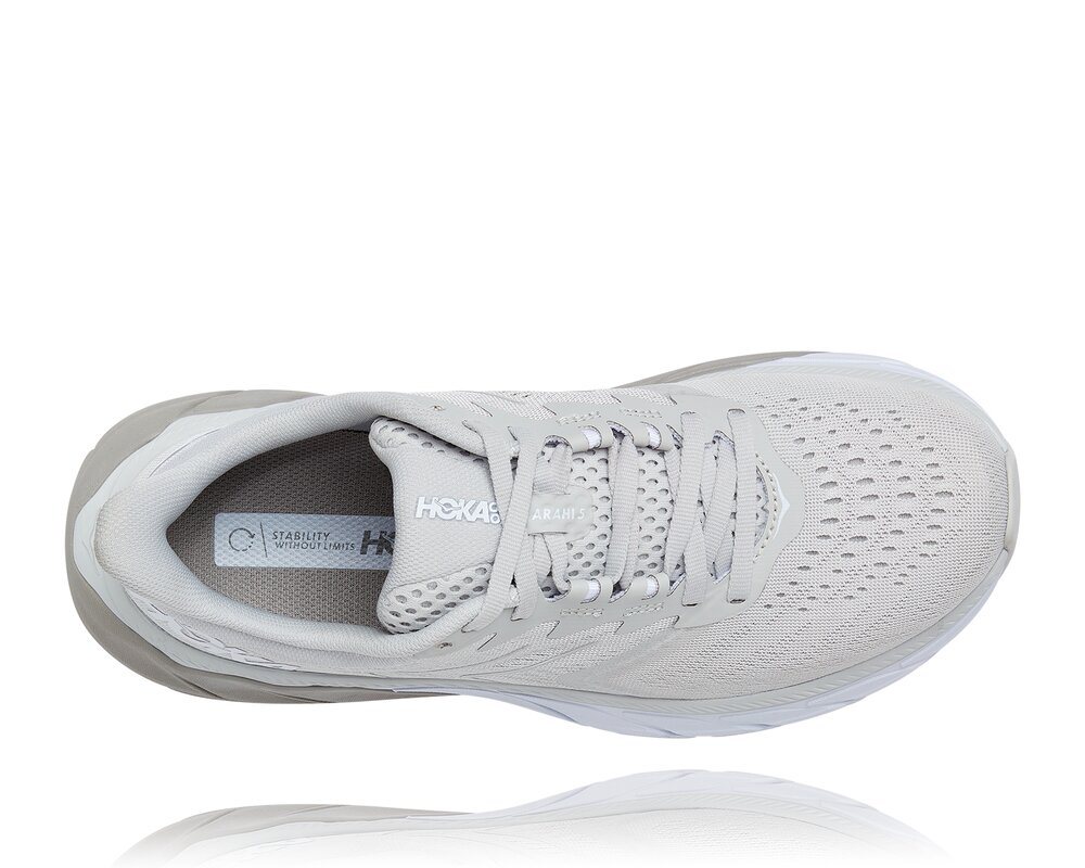 hoka arahi 5 womens lunar rock